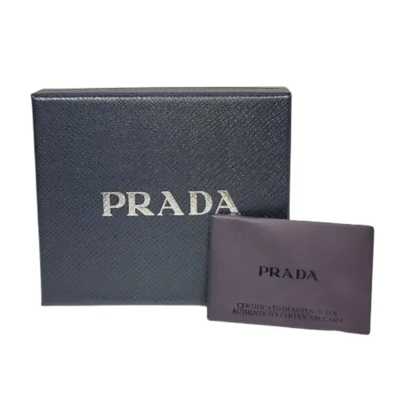 Prada Lux Saffiano Leather Card Holder / Wallet New - Picture 7 of 7